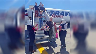 منتجعات الغردقه ومرسى علم تستقبل اليوم 12 ألف سائح على متن 79 رحلة طيران