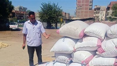 ضبط 17 طن أرز شعير قبل بيعه بالسوق السوداء في الشرقية