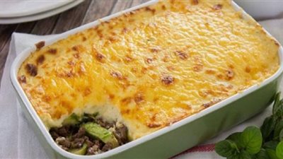 طريقة عمل كوسا بالبشاميل اللذيذ