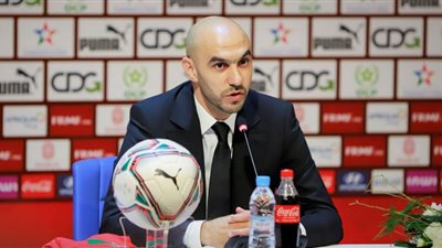 مدرب المغرب يُشعل حماس الجماهير قبل لقاء فرنسا المرتقب