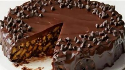 طريقة عمل أسهل تورتة بالبسكويت على البارد