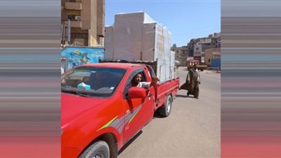 وصول لوحات كهرباء المبني الثاني لمستشفى سوهاج العام تمهيدا لتركيبها