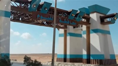 صيانة أعمدة وكشافات الإنارة بطريق القاهرة الفيوم الصحراوي
