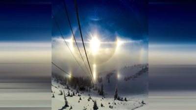 صورة لغبار الألماس حول الشمس
