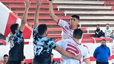 زمالك 2002 يهزم العبور بدوري المحترفين لكرة اليد