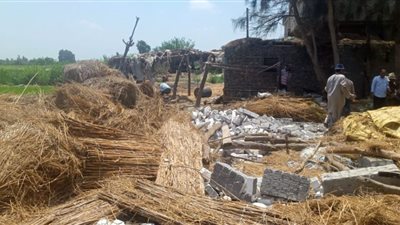 إزالة 13 حالة تعد على الأراضي الزراعية بالبحيرة