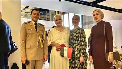 الاحتفال بنصر أكتوبر في متحف الجيش البريطاني.. صور