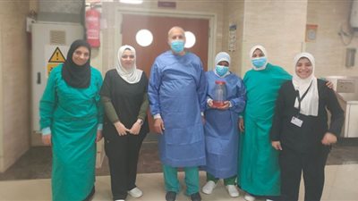مستشفي إهناسيا التخصصي نجح في استئصال ورم كلي برحم سيدة