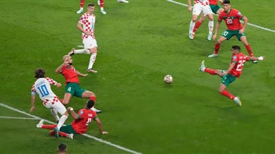 بالأرقام..كرواتيا تتفوق على المغرب في الشوط الأول