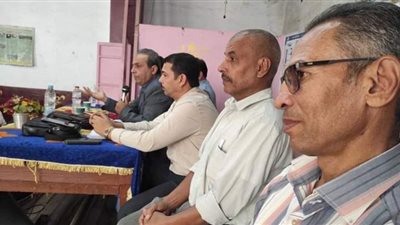 مدير تعليم بلبيس يجتمع بمديري المدارس لتفادي سلبيات الأسبوع الأول