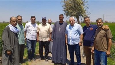 يوم حقلي عن محصول الأرز بقريتي الجعفرية والعراقي بالشرقية