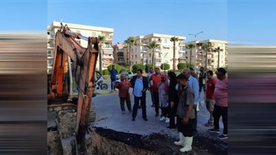 دمياط: الانتهاء من إصلاح خط طرد 16 بوصة بمدينة رأس البر