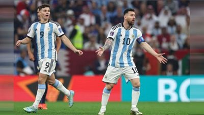 ميسي يسجل هدف الأرجنتين الأول أمام فرنسا بنهائي كأس العالم