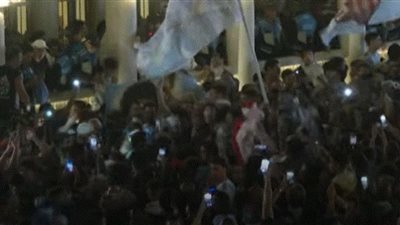 جماهير الأرجنتين تهز أرجاء ستاد لوسيل (شاهد)