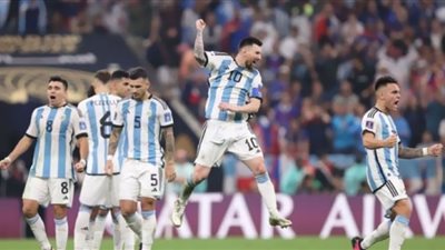 شاهد..مراسم تتويج الأرجنتين بكأس العالم