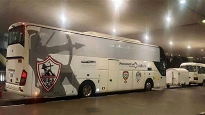حافلة الزمالك تصل ستاد 