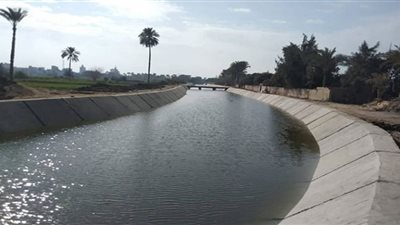 انتهاء تبطين وتأهيل 311 كيلومترات من الترع والمصارف بالجيزة