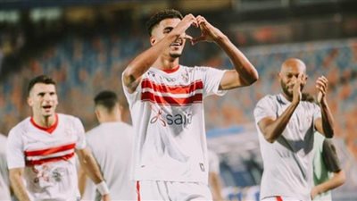 الزمالك يتفوق على فلامبو في الشوط الأول برأسية حسام عبد المجيد