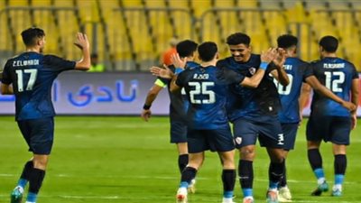 تدريبات بدنية للاعبي الزمالك بعد مباراة فلامبو