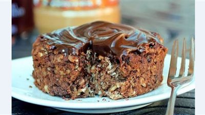 طريقة عمل كيكة الشوكولاتة والشوفان للدايت