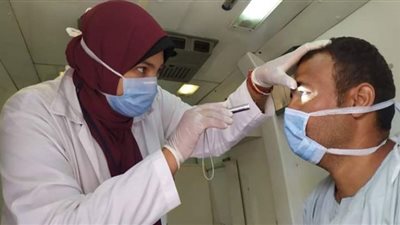 الكشف وتوفير العلاج لـ 1400 مواطن بقرية العجرة مركز ببا