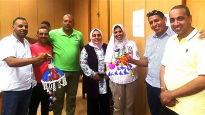 تدوير الخامات البيئية ورشة عمل تطبيقية بمركزية إعداد القادة الثقافيين