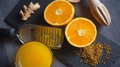 عصير زنجبيل بالبرتقال لإنقاص الوزن