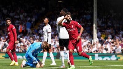 ليفربول يتعادل إيجابيًا في أولى مبارياته بالدوري الإنجليزي أمام فولهام
