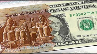 انخفاض طفيف في سعر الدولار أمام الجنيه بالمركزي المصري