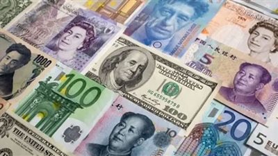 تراجع جماعي لأسعار العملات الأوروبية والآسيوية في البنوك اليوم