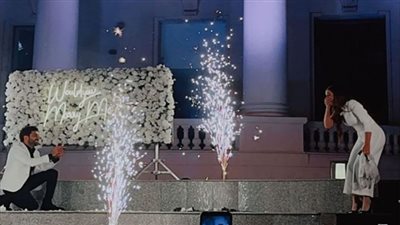 خطوبة نور إيهاب ونور بدر على الطريقة الحديثة (صور)