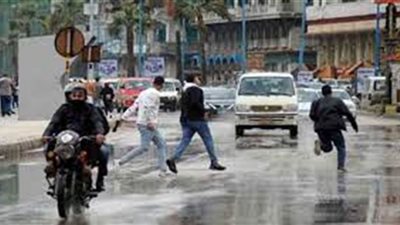 حالة عدم استقرار وسقوط أمطار الأسبوع المقبل