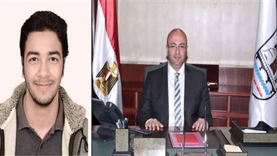 محافظ بني سويف يهنئ الطالب حازم محمد السادس على الجمهورية