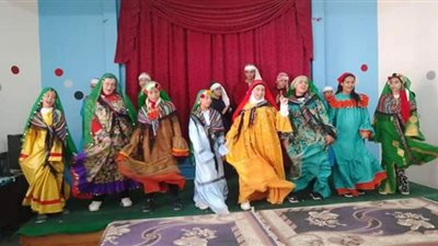 مجسمات تمثل معركة أكتوبر احتفالا بالذكرى الـ 49 بتعليم كفر الشيخ