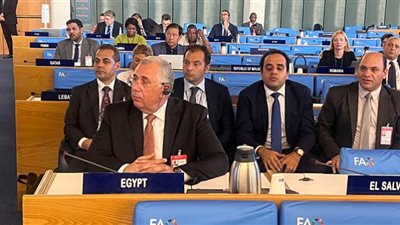 كلمة وزير الزراعة فى اجتماعات الدورة الـ 50 للجنة الأمن الغذائي العالمي.. فيديو