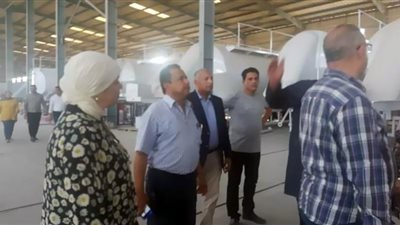 زيارة وفد وزارة التنمية المحلية لمنطقة بساتين الإسماعلية بالزوامل
