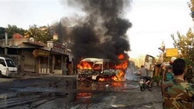 مقتل 18 عسكريًا وإصابة 27 آخرين بتفجير إرهابي في دمشق