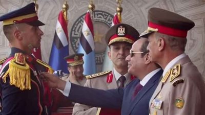 رسائل السيسي في حفل تخرج دفعة جديدة من الكلية الحربية
