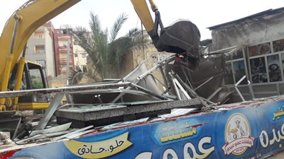 إزالة 19 حالة تعد على أراضي أملاك الدولة بالدقهلية