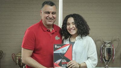 الاهلى يُجديد عقد رضوى محمد لاعبة السلة