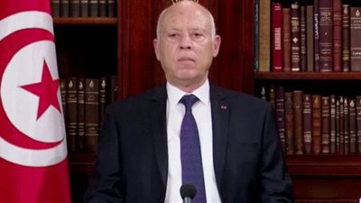 الرئيسان التونسي والفرنسي يبحثان التعاون الاقتصادي وعددًا من القضايا الدولية