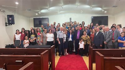 لقاء قادة الكنائس العربية.. أبرز أنشطة رئيس الطائفة الإنجيلية بأمريكا(شاهد)