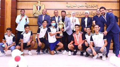 تكريم أبطال دورى أبناء مصر لكرة القدم لدور الرعاية على مستوى الجمهورية