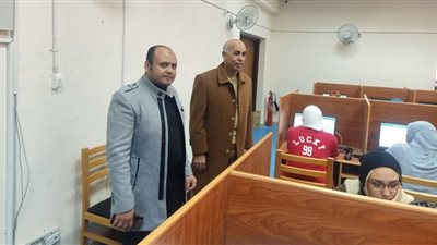 جامعة كفرالشيخ: استعداد مركز الاختبارات الإلكترونية لامتحانات الفصل الدراسي الأول