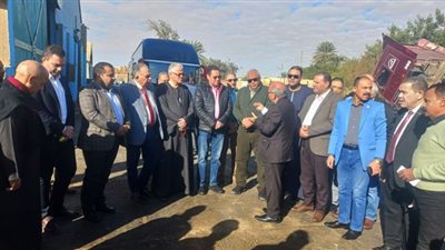 وفد زراعة البرلمان يزور مصنع فوسفات أبو طرطور