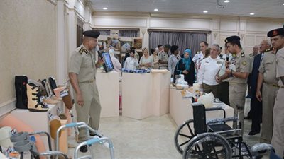 القوات المسلحة تنظم معرض لإبداعات المحاربين القدماء