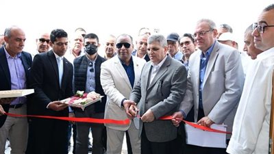 الفريق أسامة ربيع يفتتح مسجد 