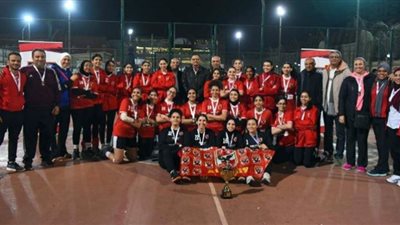 ناشئات الأهلي أبطال منطقة القاهرة لليد