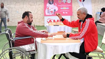 تنظيم بطولات دومينو للمكفوفين وطاولة لذوي الإعاقة الحركية وفوت فولى للصم بنادي بورتو المنيا