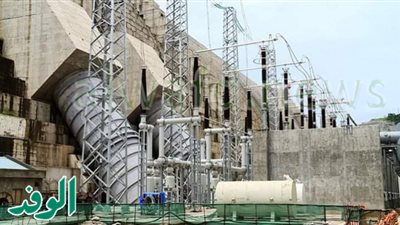 بدء تشغيل الطاقة في التوربينات الثانية بالسد الإثيوبي